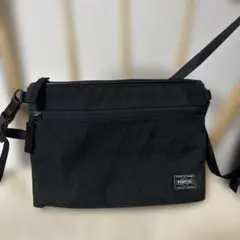 PORTER ブラック サコッシュ