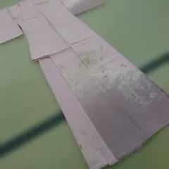 淡いピンク 花柄 単衣 蝶々刺繍名古屋帯 長襦袢セット - メルカリ