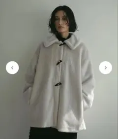 N WITH. エヌウィズ ファーダッフルコート クリーニング済 前田希美