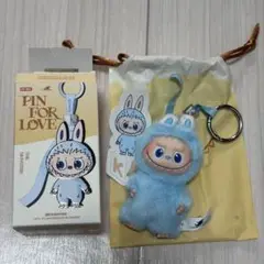 PIN FOR LOVE ラブブ ぬいぐるみペンダント「K」