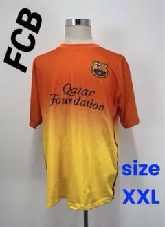 FCB グラデーション　サッカーユニフォーム　2XL イージスの盾【中古】D63のサムネイル