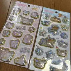 リラックマ　キラッとぷくぷくエアーシール 2シートセット