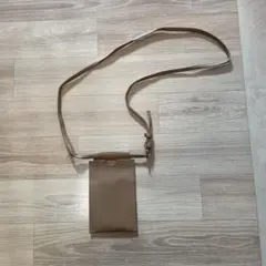 スマホショルダーバッグ ブラウン