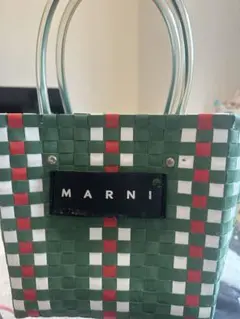 ☆新品未使用 MARUNI マルニかごバッグ ホワイトネコ【大人気商品