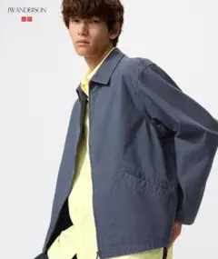 UNIQLO ユニクロ JW ANDERZON ジップアップブルゾン M ブルー