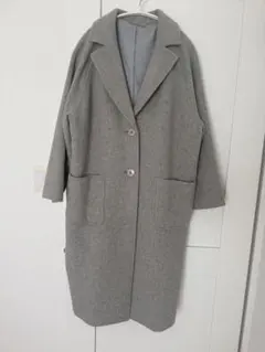 Mila Owen グレー チェスターコート