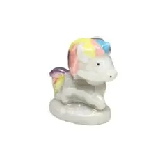 【新品・未使用】歩くユニコーン　フェーヴ　フランス　パール加工　送料込み