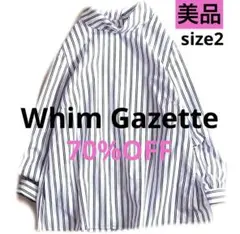 美品❤️Whim Gazette ❤️ウェムガゼット❤️清楚で大人可愛いブラウスのサムネイル