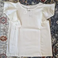 【新品】Auie F 半袖Tシャツ オフホワイトのサムネイル