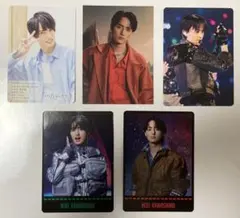 TravisJapan 川島如恵留 Jr.プロフィールカードとトレカ 5枚セット