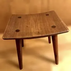 匿名配送！ウッドユーライクカンパニー　椅子　ガゼル　ウォルナット　無垢材