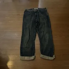 ダークブルーストレートデニム