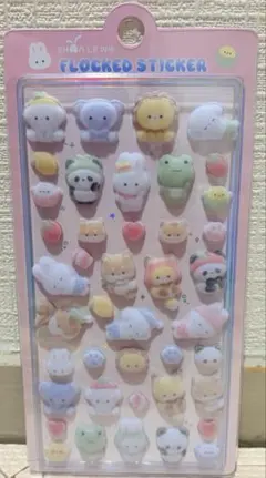 動物フロッキーシール