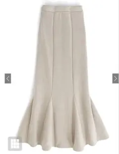 GRLベージュ スエードマーメイドスカート