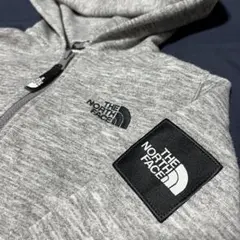 【美品】THE NORTH FACE グレー パーカー 130