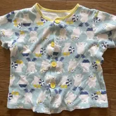 クマ柄ロンパース 100cm