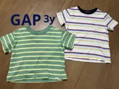 GAP KIDS ストライプTシャツ2枚セット