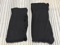 ブラックタイツ2足セット レッスン用 タンス整理品のサムネイル