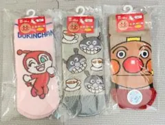 レディース　靴下　アンパンマン3点セット