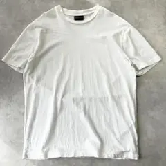 エンポリオアルマーニ　テクスチャーコットンニット半袖Tシャツ　白　1064