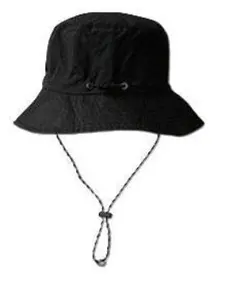 サファリハット メンズ レディース UVカット 帽子 アウトドア ブラック
