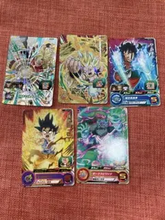 スーパードラゴンボールヒーローズ カード 5枚セット - メルカリ