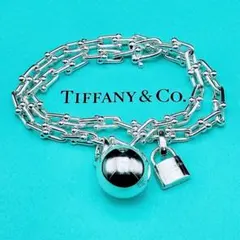 ◇ティファニー◇新品仕上済 ハードウェア スモールラップ ブレスレット 44.7 極美品 Tiffany ハードウェア スモール ラップ ブレスレット シルバー