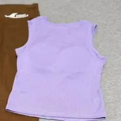 【L】ヨガ・ピラティスウェア トップス&あったか素材ヨガパンツセットアップ