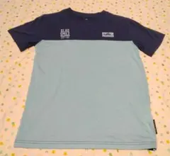 Ｔシャツ☆160☆ミントグリーン&ネイビー☆美品