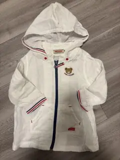 MIKI HOUSE ホワイトアウター 90