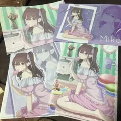 2.5次元の誘惑 タイトーくじ 甘いお菓子の誘惑 クリアファイルセット 橘美花莉