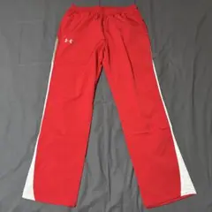 Under Armour レッド ジャージ ポリエステル パンツ XL