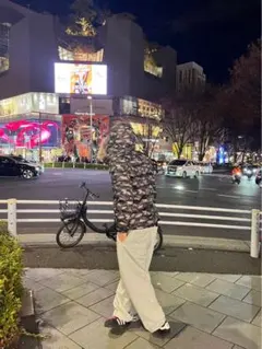 迷彩柄 ダウンジャケット