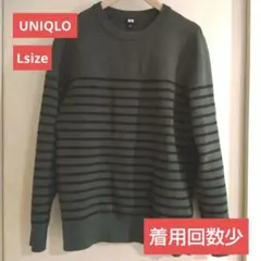 値下げ中(^^) UNIQLO クルーネックセーター L オリーブ