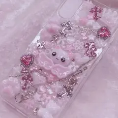 iPhone 16plus ケース デコ 地雷 平成 女児 ゴテゴテ 推し