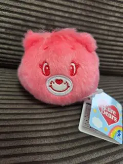 ケアベア ぬいぐるみ ヘアゴム 赤