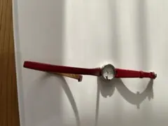 GUCCI アナログクォーツ腕時計 ブラウン/レッド