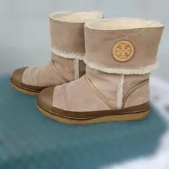 Tory Burch ベージュ ムートンブーツ