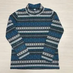 UNIQLO 幾何学模様 長袖カットソー 140