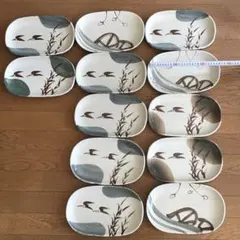 焼き魚皿/さんま皿 12枚セット