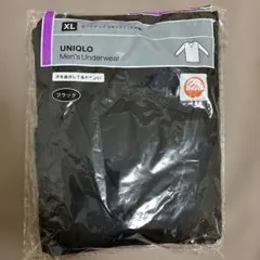 UNIQLO ヒートテック VネックT 九分袖 ブラック XL
