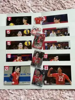 バレーボール日本代表ポストカードコレクション