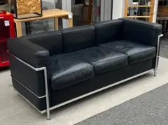 定価140万名作 良品 正規Knoll 黒 バルセロナ チェア③ オットマン 定価140万! 名作 良品 正規Knoll 黒 バルセロナ チェア オットマン