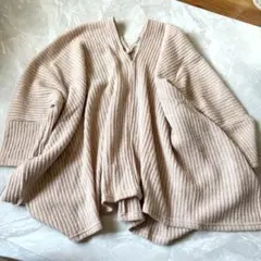 SM2 サマンサモスモス ビッグシルエット　ニット　ピンク　美品