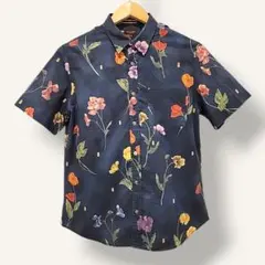 【美品】ポールスミスコレクション 半袖シャツ 花　ガーデンフローラル