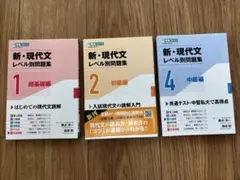 新・現代文 レベル別問題集 1, 2, 4 セット
