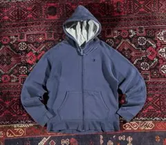 お*司様 champion チャンピオン フルジップ パーカー ネイビー M