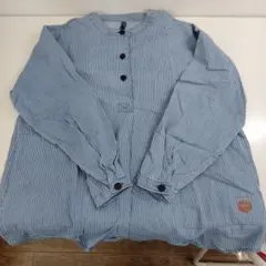 【き605】NORTHERN TRUCK ストライプ長袖シャツ Lサイズ