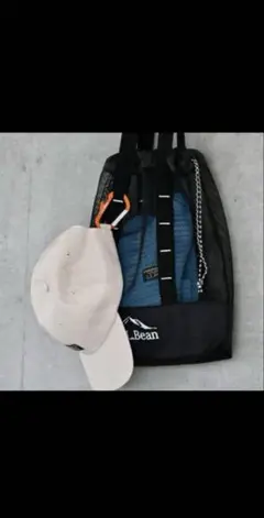 L.L.Bean メッシュトートバッグ ブラック