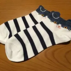 レディースソックス 猫柄ソックス ショート丈ソックス